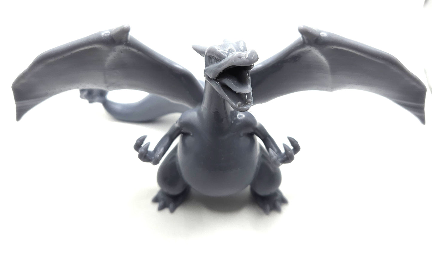 Raw Char Print Model – 3D Resin Figure